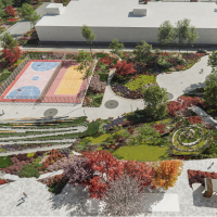 Landscape Design of the Technical Faculty Zone, Prishtina